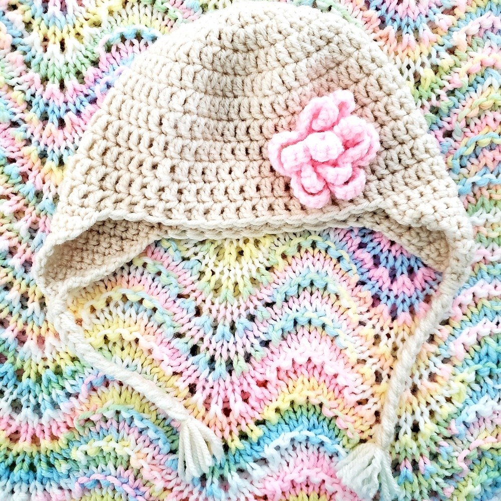 Crochet baby hat